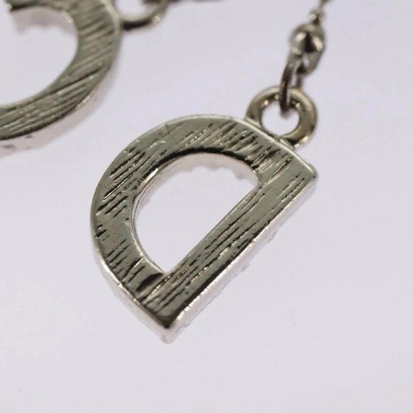 Christian Dior Necklace metal Silver tone Auth - Picture 14 of 16